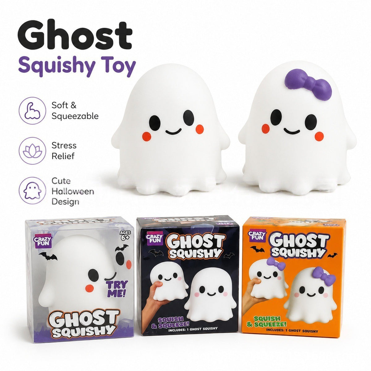 👻 Squishy Fantasma – Edición Limitada Halloween